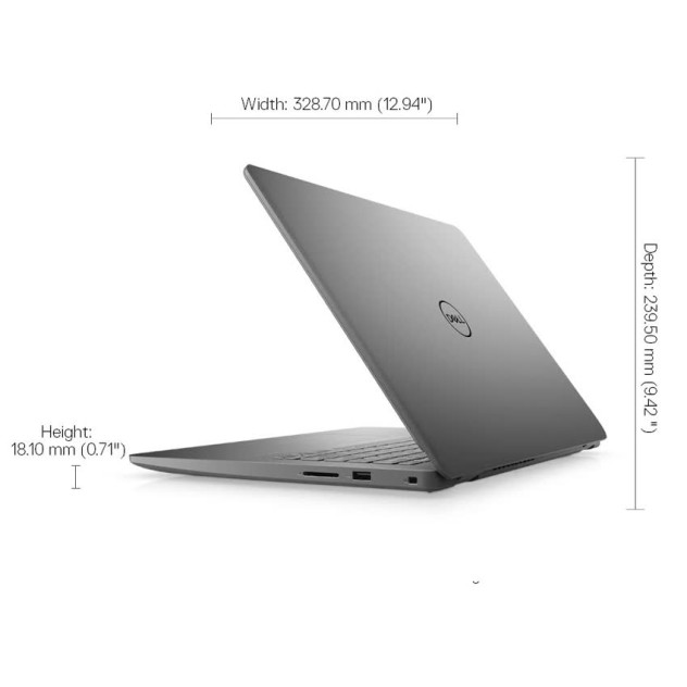 Laptop Dell Vostro 3401 (70227394) (i3 1005G1 4GB RAM/1TB HDD/14.0 inch HD/FP/Win10/Đen)