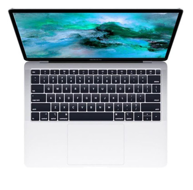 ngoài hình Apple Macbook Air 13 (MWTK2) (i3 1.1Ghz/8GB /256GB SSD/13.3 inch IPS/MacOS/Bạc) (2020)