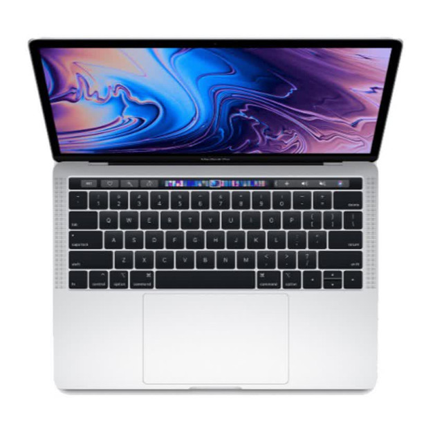 ngoài hình Apple Macbook Pro 13 Touchbar (MWP82) (i5 2.0Ghz/16GB RAM/1TB SSD/13.3inch IPS/Mac OS/Bạc) (2020)