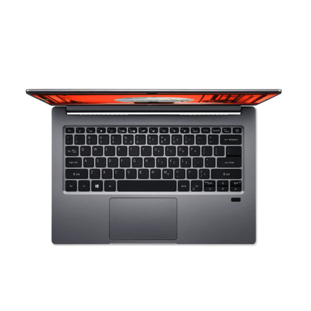 ngoài hình Laptop Acer Swift 3 SF314-57-52GB (NX.HJFSV.001) (i5 1035G1/8GB RAM/512GB SSD/14 inch FHD/Win 10/1.19kg/Xám)