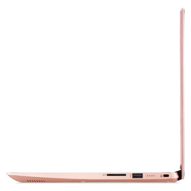 ngoài hình Laptop Acer Swift 3 SF314-57-54B2 (NX.HJKSV.001) (i5 1035G1/8GB RAM/512GB SSD/14 inch FHD/Win 10/1.19kg/Hồng)