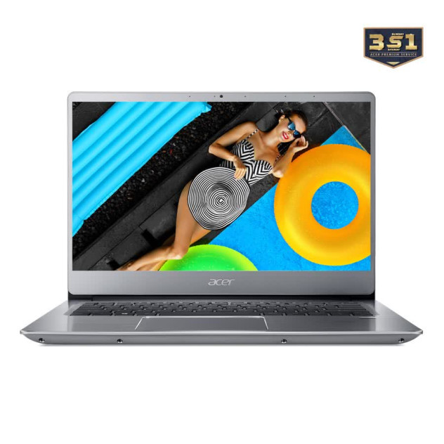 giới thiệu tổng quan Laptop Acer Swift 3 SF314-58-39BZ (NX.HPMSV.007) (i3 10110U 8GB RAM/512GB SSD/14.0FHD IPS/Win10/Bạc)