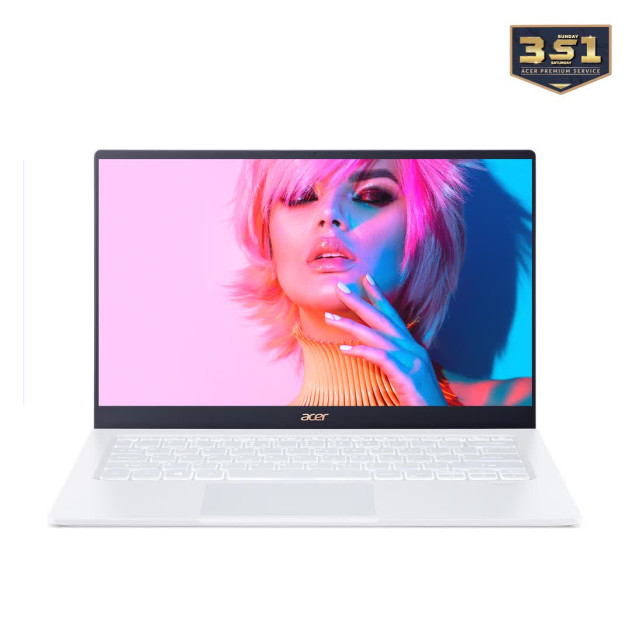 giới thiệu tổng quan Laptop ACer Swift 5 SF514-54T-793C (NX.HLGSV.001) (i7 1065G7/8GB RAM/512GB SSD/14.0FHDT/Win10/Trắng)