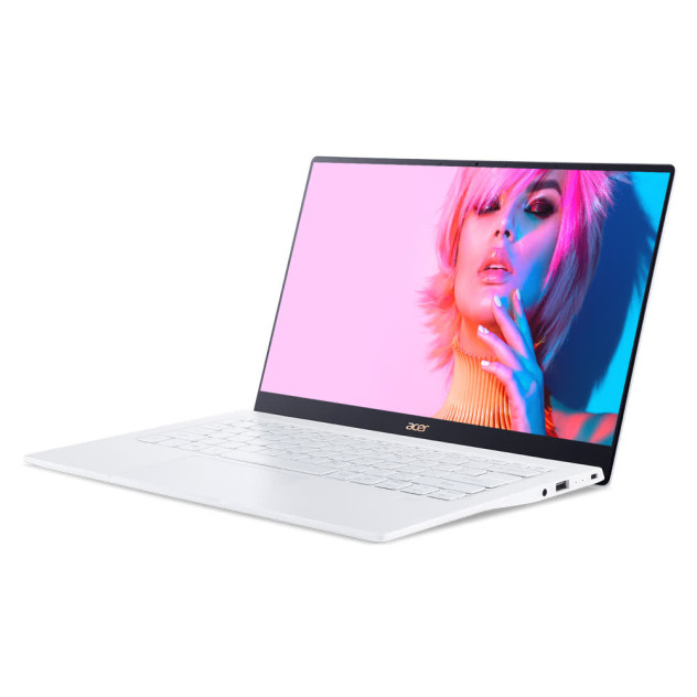 Nội quan Laptop ACer Swift 5 SF514-54T-793C (NX.HLGSV.001) (i7 1065G7/8GB RAM/512GB SSD/14.0FHDT/Win10/Trắng)