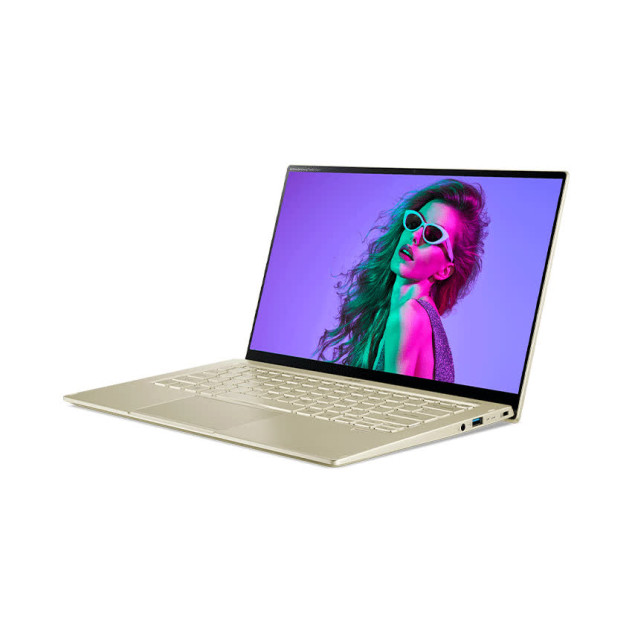 ngoài hình Laptop Acer Swift 5 SF514-55T-51NZ (NX.HX9SV.002) (i5 1135G7/8GB RAM/512GB SSD/14.0 inch FHD Touch/Win10/Vàng) (2020)