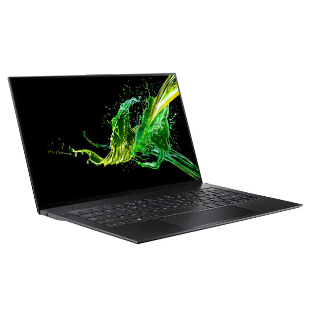 ngoài hình Laptop ACer Swift 7 SF714-52T-7134 (NX.H98SV.002) (i7 8500Y/16GB RAM/512GB SSD/14.0FHDT/Win10/Đen)