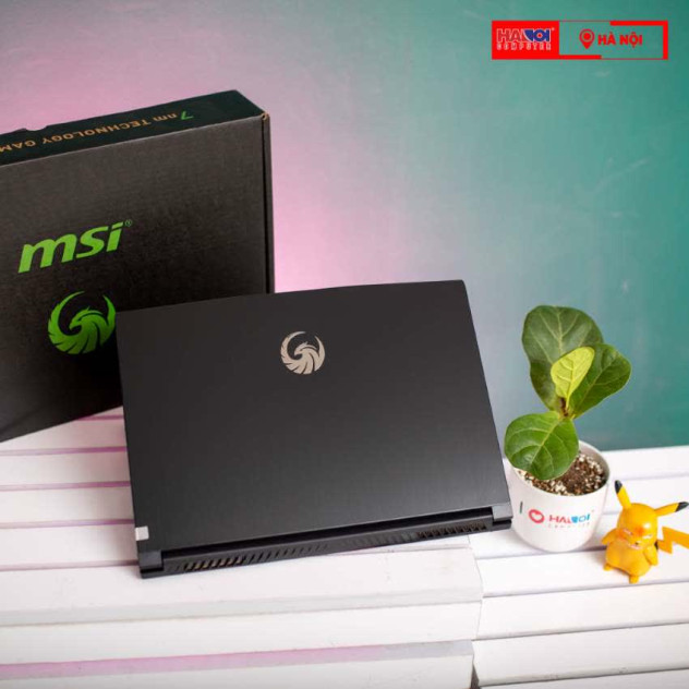 ngoài hình Laptop gaming MSI Bravo 15 A4DCR 052VN (R5 4600H/ 8GB/256GB SSD/RX 5300 3GB/15.6FHD/Win 10/Đen)