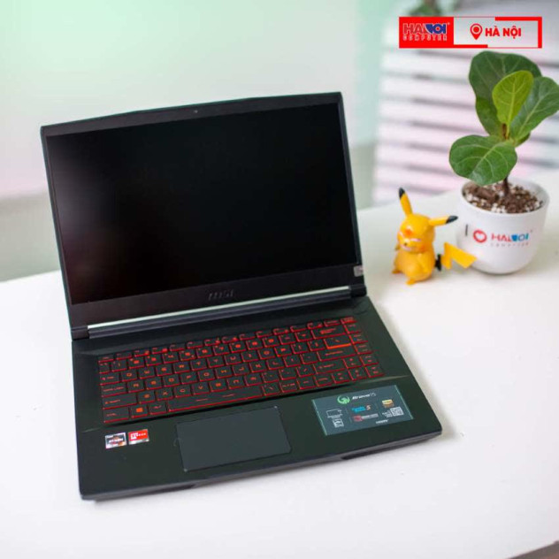 Nội quan Laptop gaming MSI Bravo 15 A4DCR 052VN (R5 4600H/ 8GB/256GB SSD/RX 5300 3GB/15.6FHD/Win 10/Đen)