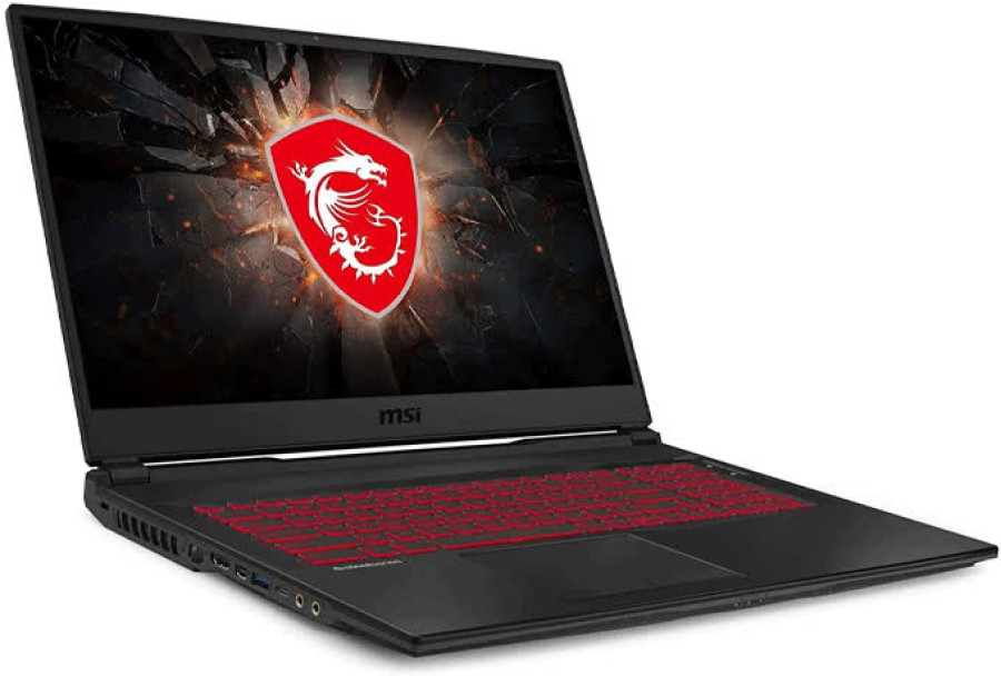 ngoài hình Laptop MSI Gaming GL75 Leopard 10SDR (495VN) (i7-10750H/16GBRAM/512GB SSD/GTX 1660Ti 6G/17.3 inch FHD 144Hz/Win 10/Đen) (2020)