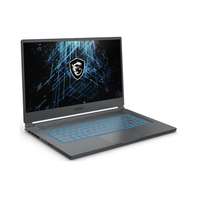 ngoài hình Laptop MSI Gaming Stealth 15M A11SDK (061VN) (i7-1185G7/16GBRAM/512GB SSD/GTX1660Ti 6G MaxQ/15.6 inch FHD/Win 10/ Xám Đen) (2020)