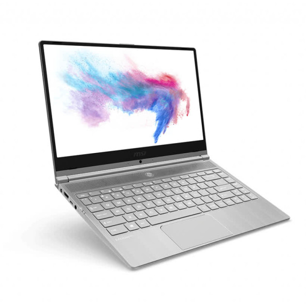 ngoài hình Laptop MSI Modern 14 A10M (1053VN) (i5 10210U/4GB RAM/256GB SSD/14.0 inch FHD IPS/Win10/Bạc)