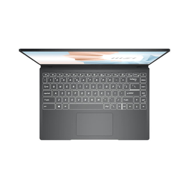 ngoài hình Laptop MSI Modern 14 B10MW (427VN) (i3 10110U/8GB RAM/256GB SSD/14.0 inch FHD/Win10/Xám)
