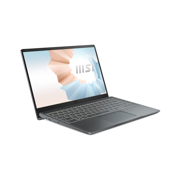 ngoài hình Laptop MSI Modern 14 B11MO-073VN (i7 1165G7/8GB RAM/512GB SSD/14.0 inch FHD/ Win10/Xám