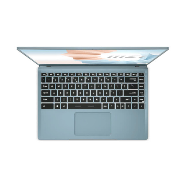 Nội quan Laptop MSI Modern 14 B11SB (074VN) (i5-1135G7/8GB RAM/512GB SSD/MX450 2GB/14 inch FHD/Win 10/Xanh) (2020)