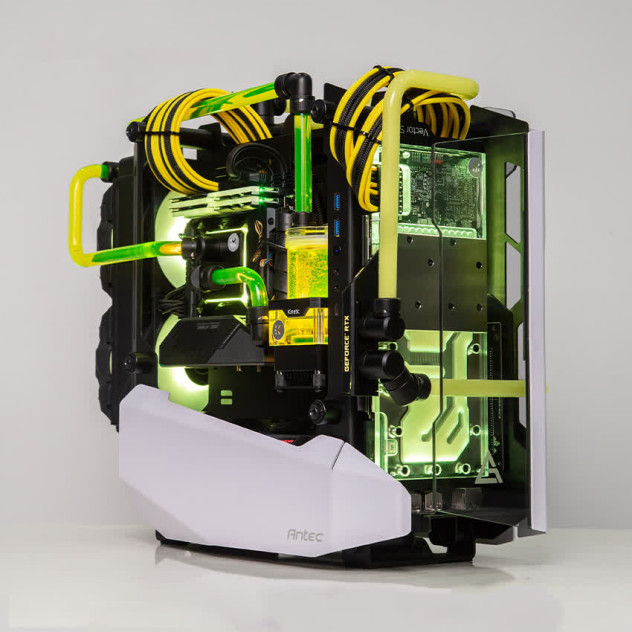 giới thiệu tổng quan PC ENTHUSIAST GAMING LIMITED 005 (I9 10900K/Z490/64GB RAM/500GB SSD/RTX2080TI/850W/WATERCOOLING EK/RGB)