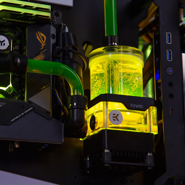 Nội quan PC ENTHUSIAST GAMING LIMITED 005 (I9 10900K/Z490/64GB RAM/500GB SSD/RTX2080TI/850W/WATERCOOLING EK/RGB)