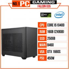 PC GAMING FALCON 035 (I5 10400/B460/16GB RAM/250GB SSD/GTX 1660 Super/450W/Tản ID-Cooling/RGB