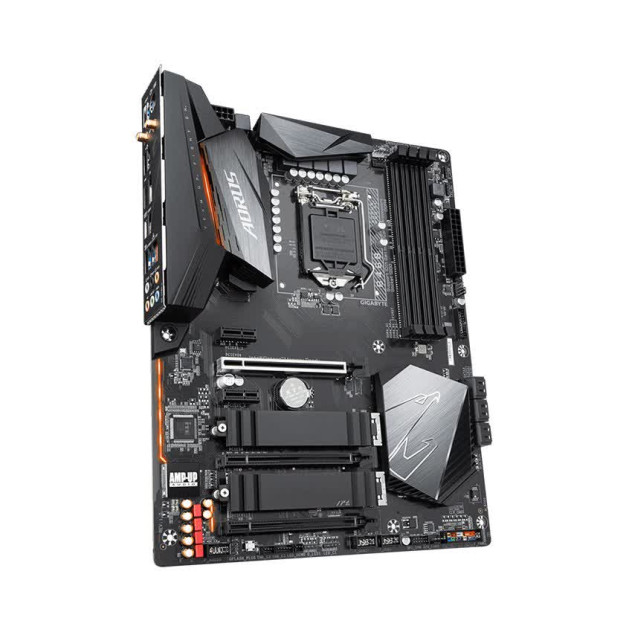 ngoài hình PC GAMING GIGABYTE AORUS 004 (i7 10700F/B460/16GB RAM/256GB SSD/RTX 3060TI/650W/TẢN AORUS ATC800/RGB)