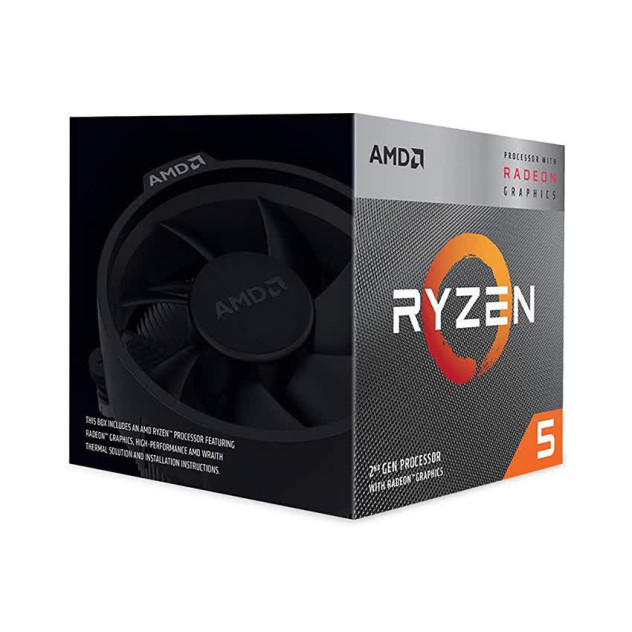 Nội quan PC GAMING LION 006 (R5 3400G/B450/8GB RAM/120GB SSD/500W)