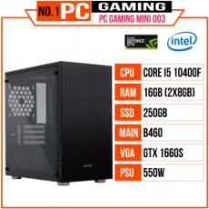 PC GAMING MINI 003 (I5 10400F/B460/16GB RAM/250GB SSD/GTX 1660 Super/550W)