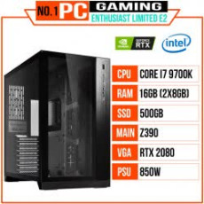 PC HNC ENTHUSIAST WATERCOOLING- GAMING LIMITED E2 (I7 9700K/Z390/16GB RAM/500GB SSD/RTX 2080/850W/RGB)