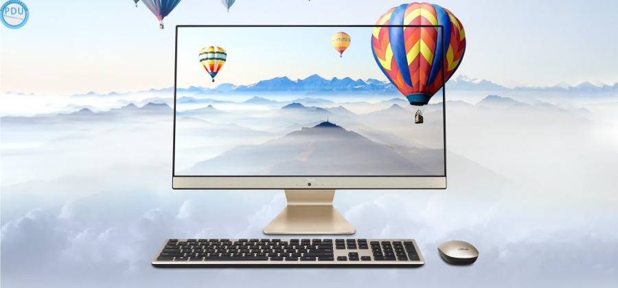 giới thiệu tổng quan PC Asus All in One V222F (i3-10110U/4GB RAM/128GB SSD+1TB HDD/21.5 inch/WL+BT5/KB+M/Win 10) (V222FAK-BA128T)