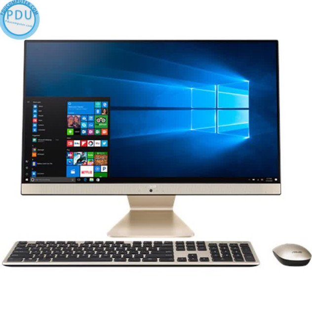 Nội quan PC Asus All in One V241FA (i3-8145U/4GB RAM/128GB SSD+1TB HDD/23.8 inch FHD/Touch/CAM/WL+BT/K+M/Win 10) (V241FAT-BA042T)