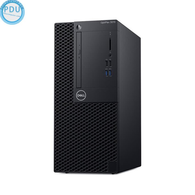 ngoài hình PC Dell OptiPlex 3070 MT (i3-9100/4GB RAM/1TB HDD/DVDRW/K+M/Win 10 Pro) (42OT370W02)