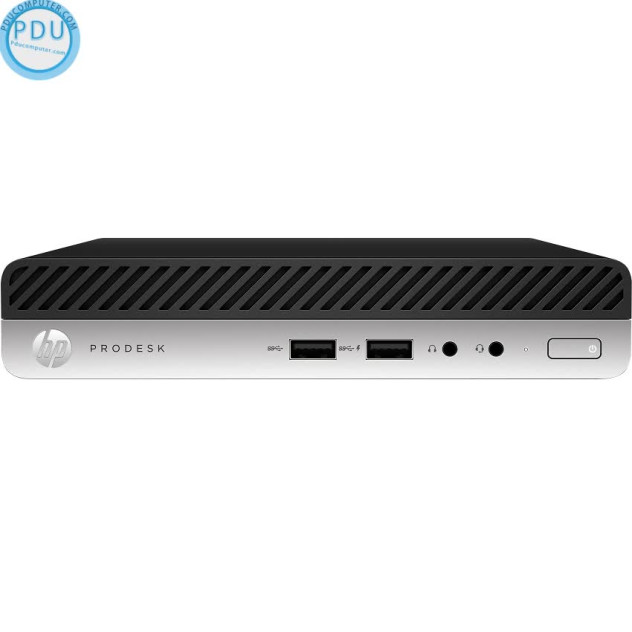 ngoài hình PC HP ProDesk 400 G5 Desktop Mini (i3-9100T/4GB RAM/256GB SSD/WL/K+M/DOS) (7YD00PA)