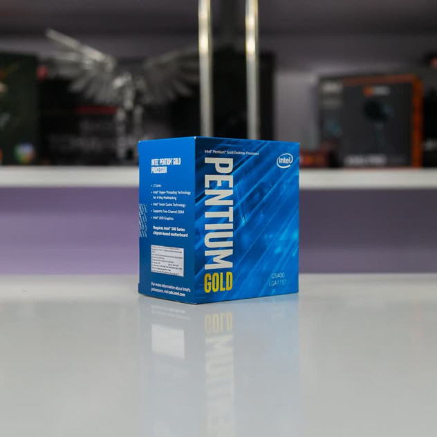 CPU Intel Pentium Gold G5400 (3.7GHz, 2 nhân 4 luồng, 4MB Cache, 58W) - Socket Intel LGA 1151-v2