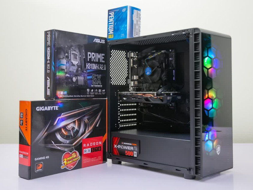 CPU Intel Pentium Gold G5500 (3.8Ghz, 2 nhân 4 luồng, 4MB Cache, 51W) - Socket Intel LGA 1151-v2