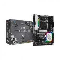 Mainboard ASROCK B450 STEEL LEGEND (AMD B450, Socket AM4, ATX, 4 khe RAM DDR4)