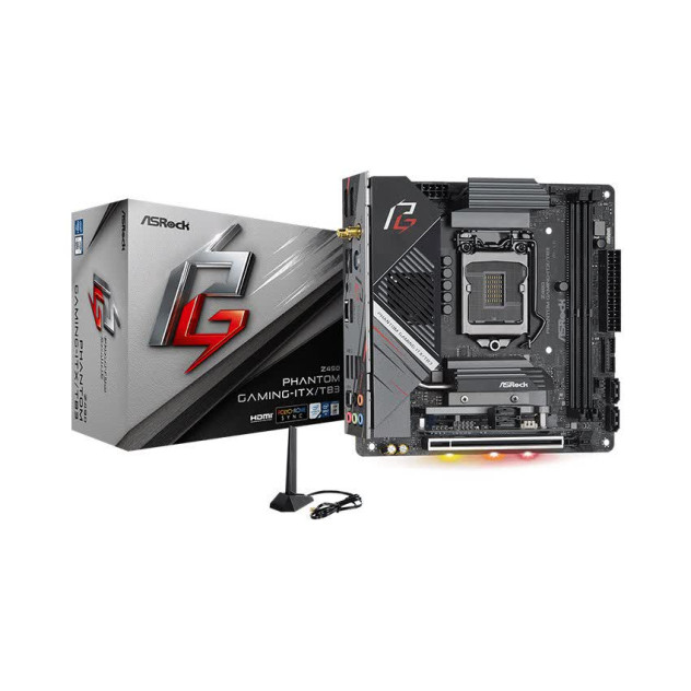 Mainboard ASROCK Z490 PHANTOM GAMING-ITX/TB3 (Intel Z490, Socket 1200, Mini-ITX, 2 khe Ram DDR4)