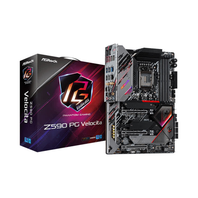 Mainboard ASROCK Z590 PG VELOCITA (Intel Z590, Socket 1200, ATX, 4 khe Ram DDR4)