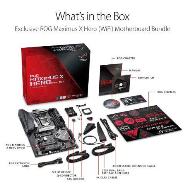 Mainboard ASUS MAXIMUS X HERO WIFI