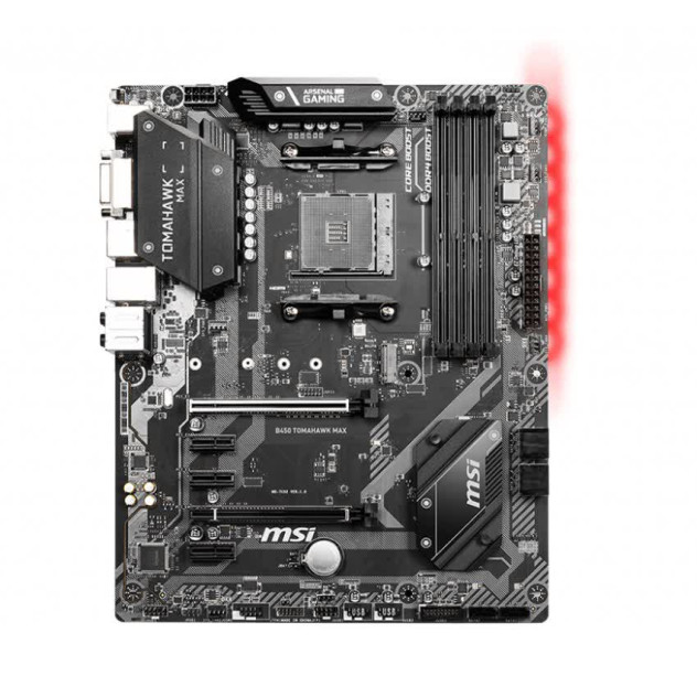 Mainboard MSI B450 TOMAHAWK MAX (AMD B450, Socket AM4, ATX, 4 khe RAM DDR4)