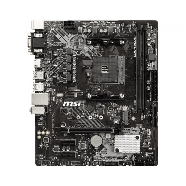 Mainboard MSI B450M PRO-M2 MAX (AMD B450, Socket AM4, m-ATX, 2 khe RAM DDR4)