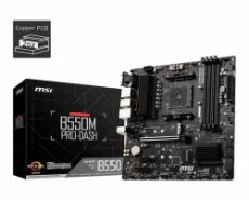Mainboard MSI B550M PRO-DASH (AMD B550, Socket AM4, m-ATX, 4 khe RAM DRR4)