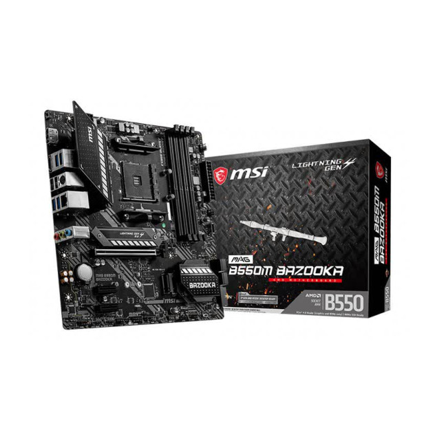 Mainboard MSI MAG B550M BAZOOKA (AMD B550 Socket AM4 m-ATX 4 khe RAM DDR4)
