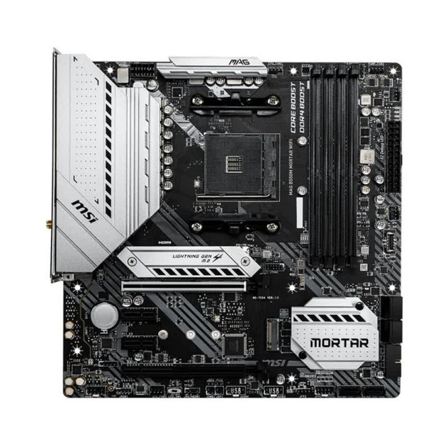 Mainboard MSI MAG B550M MORTAR WIFI (AMD B550, Socket AM4, m-ATX, 4 khe RAM DDR4)