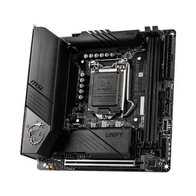 Mainboard MSI MEG Z490i UNIFY (Intel Z490, Socket 1200, mini ITX, 2 khe RAM DDR4)
