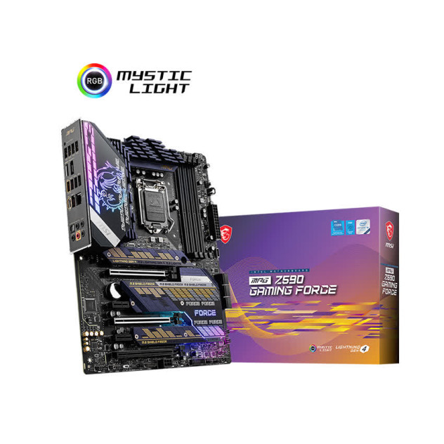 Mainboard MSI Z590 GAMING FORCE (Intel Z590, Socket 1200, ATX, 4 khe Ram DDR4)
