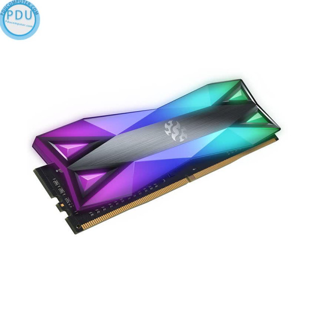 Ram Desktop Adata XPG Spectrix D60G RGB Grey (AX4U300038G16A-DT60) 16GB (2x8GB) DDR4 3000Mhz