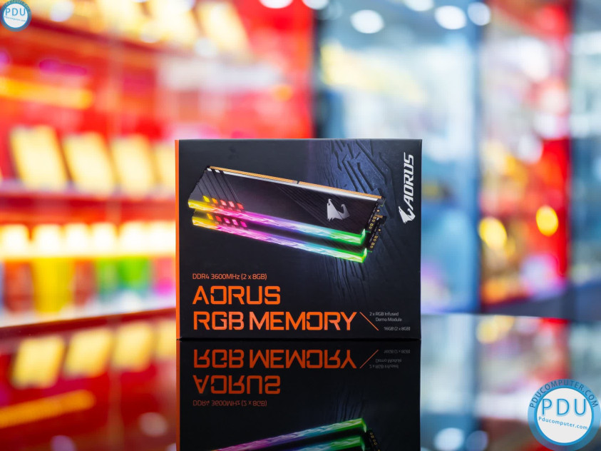 Ram Desktop Gigabyte AORUS RGB 16GB (2x8GB) (With Demo Kit) DDR4 3600Mhz (GP_AR36C18S8K2HU416RD)