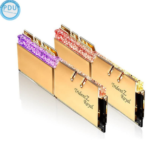 RAM Desktop Gskill Trident Z Royal (F4-3000C16D-16GTRG) 16GB (2x8GB) DDR4 3000Mhz