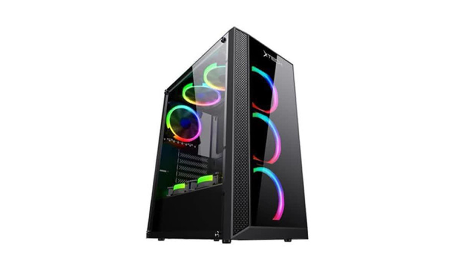 Vỏ Case ATX Gaming XTECH F3 (Mid Tower/Màu Đen)