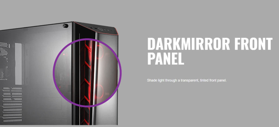 Vỏ Case Cooler Master MasterBox MB520 Black Trim (Mid Tower/Màu đen)