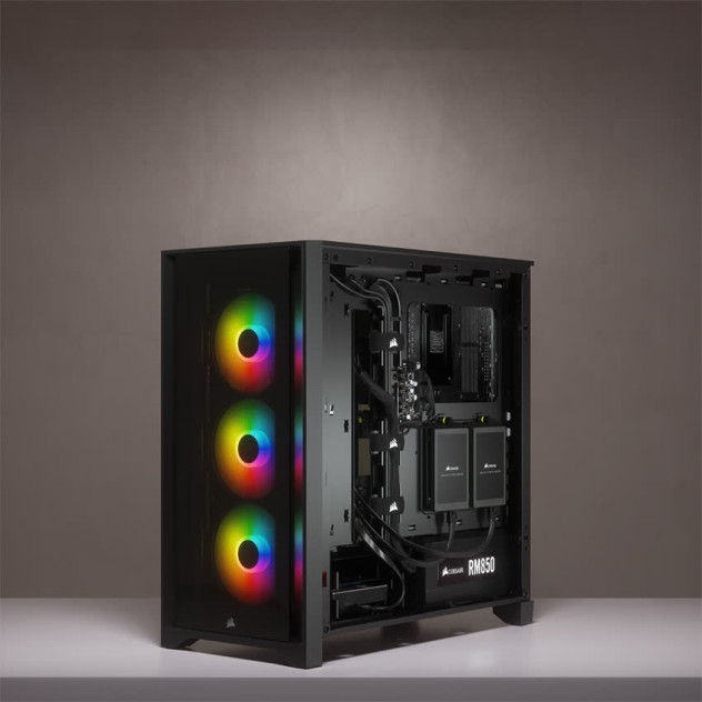 Vỏ Case Corsair iCUE 4000X RGB TG Black (Mid Tower/Màu Đen)