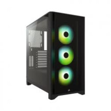 Vỏ Case Corsair iCUE 4000X RGB TG Black  (Mid Tower/Màu Đen)