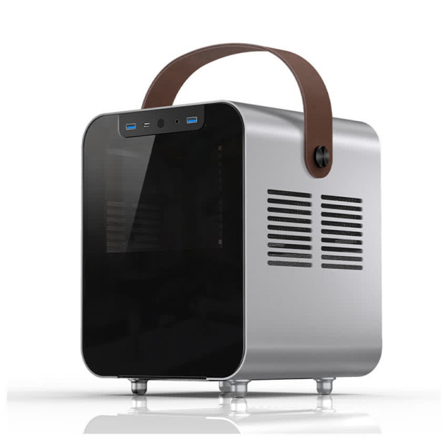 Vỏ Case Jonsbo BO 100 Silver (Mini Tower/Màu Bạc)